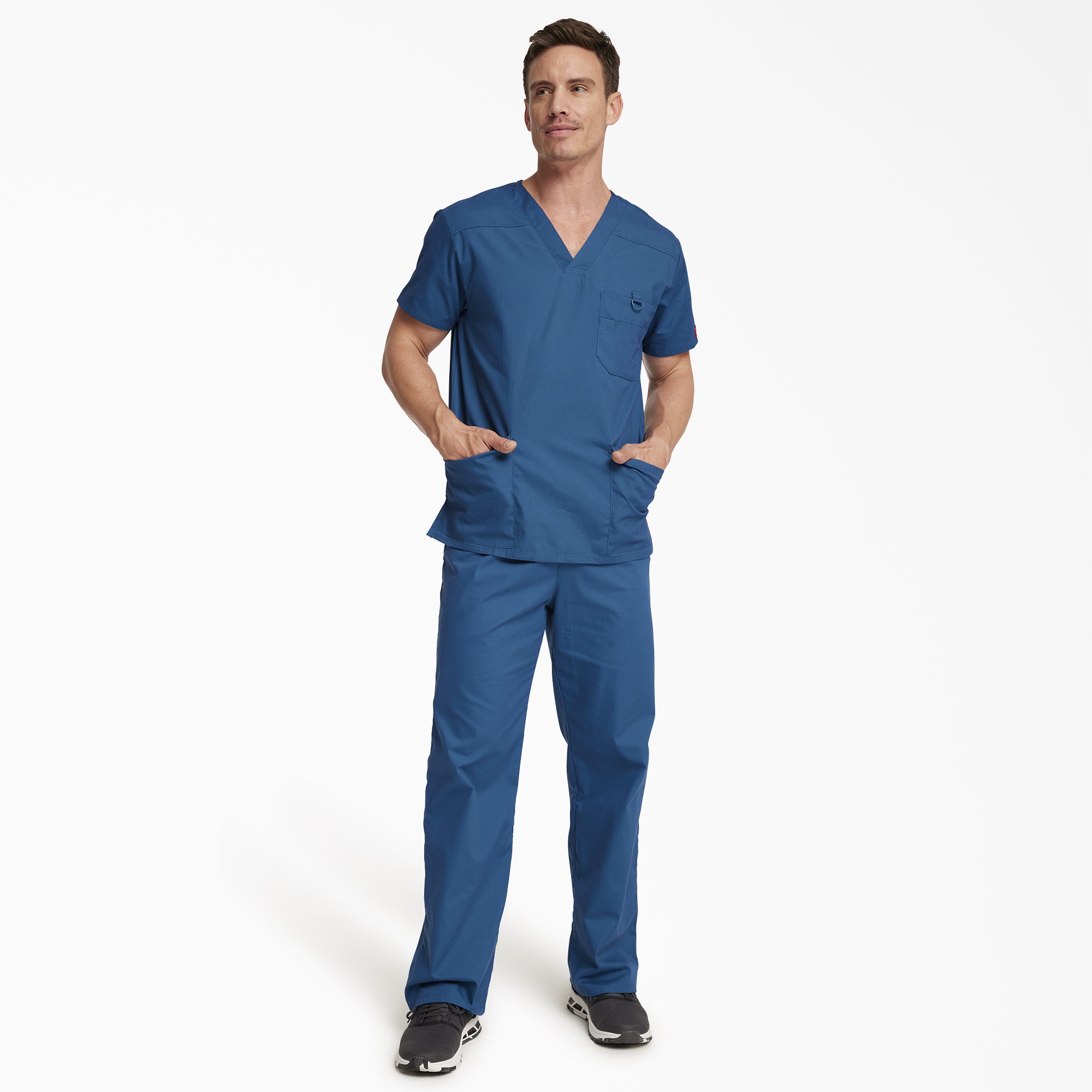 Men's EDS Signature V-Neck Scrub Top - Image 5