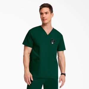 Men's EDS Signature V-Neck Scrub Top