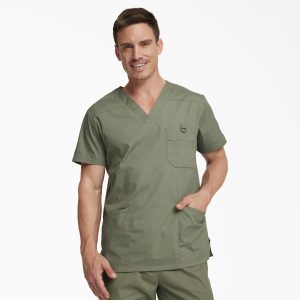 Men's EDS Signature V-Neck Scrub Top