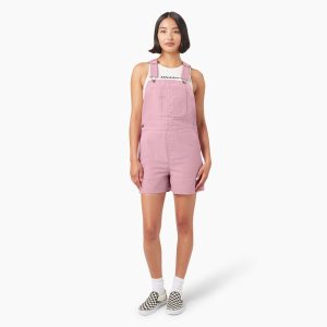 Women's Duck Canvas Bib Shortalls. 4