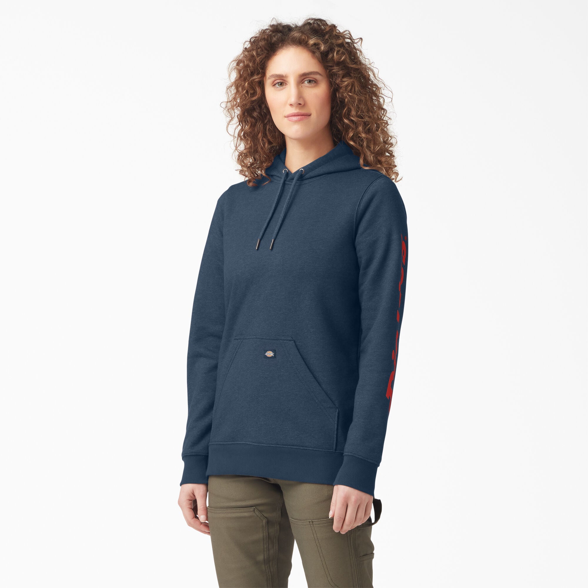 Women's Water Repellent Sleeve Logo Hoodie