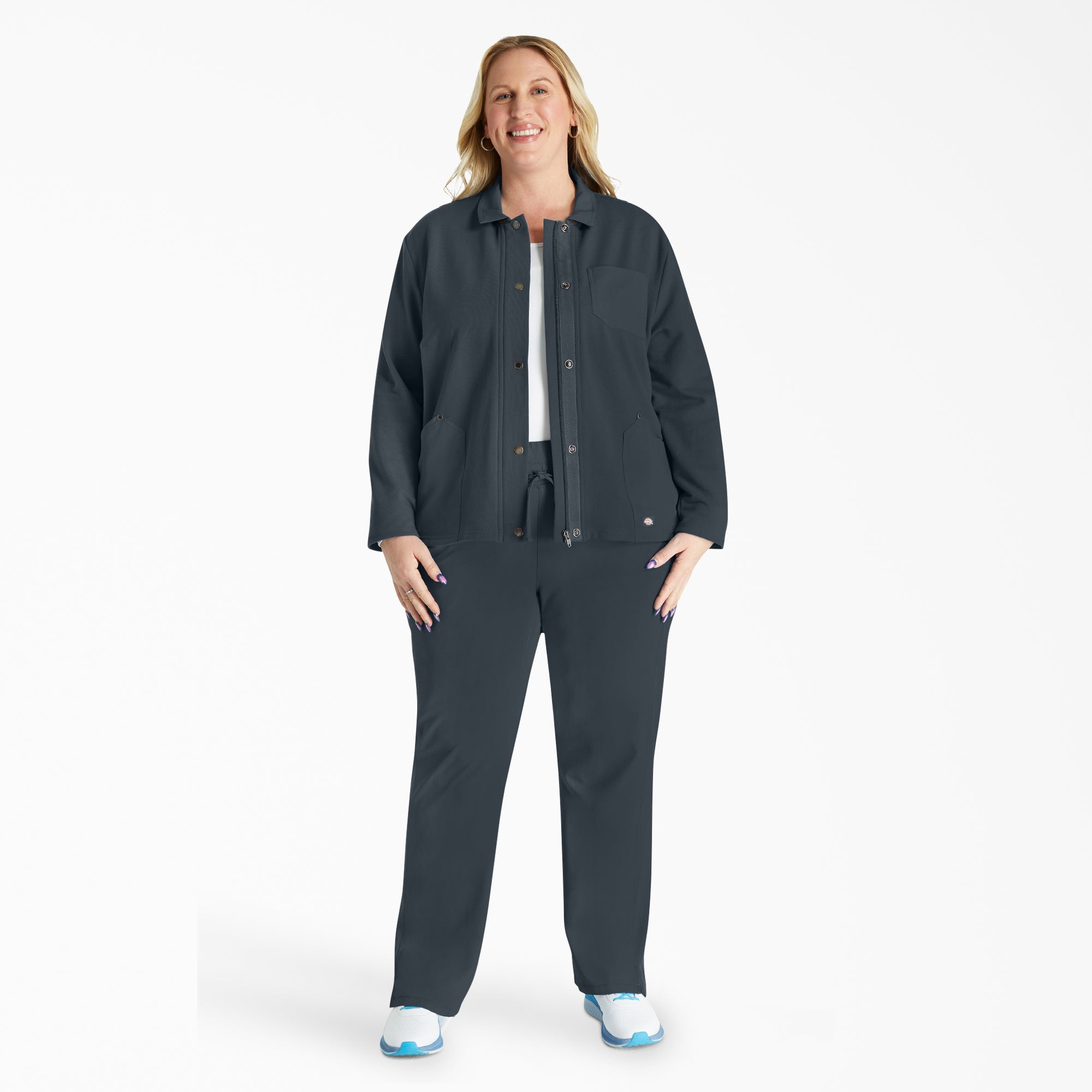 Women's EDS NXT Zip Front Scrub Jacket - Image 6