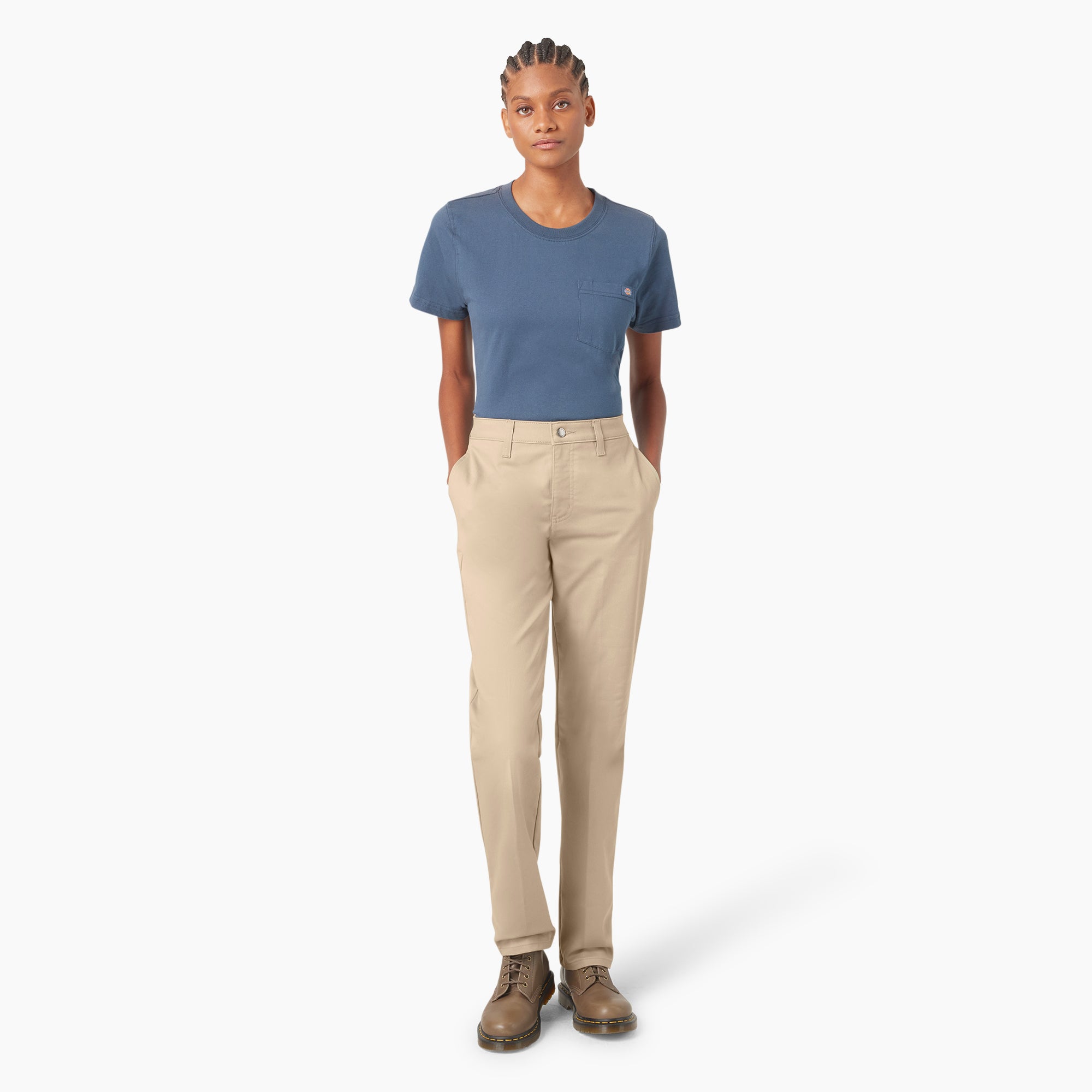 Women's Super Flex Straight Leg Work Pants - Image 4