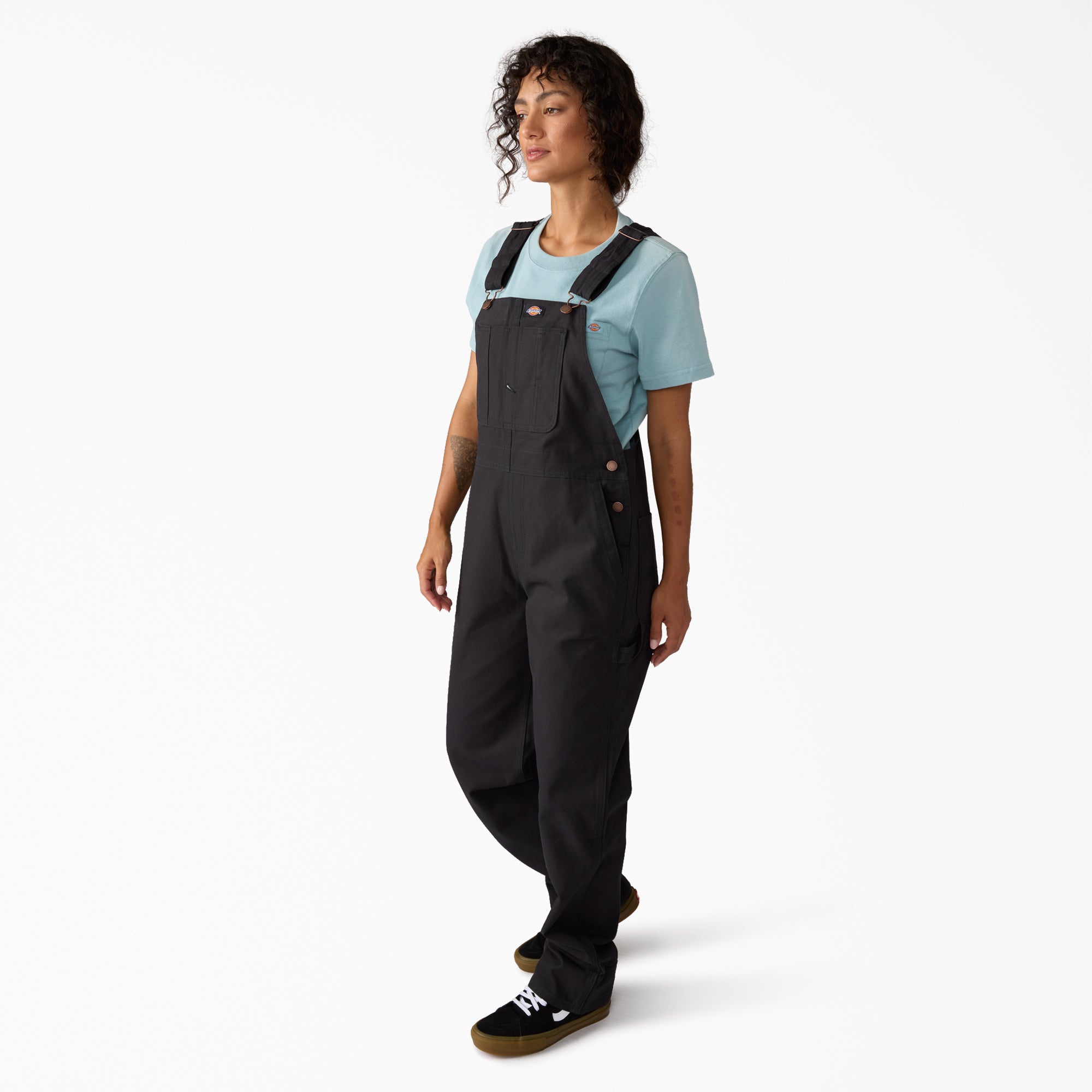 Women's Relaxed Fit Bib Overalls - Image 3