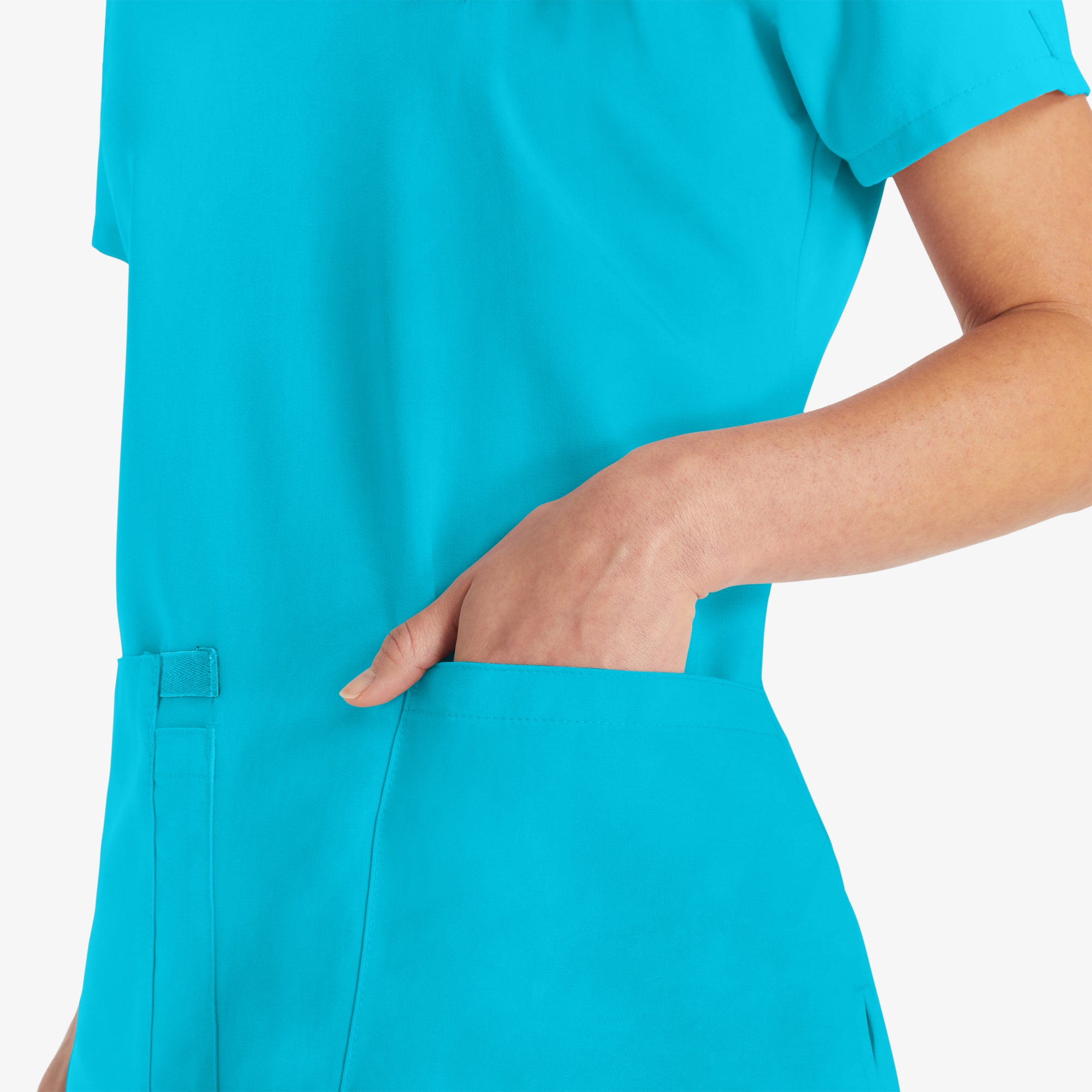 Women's EDS Essentials V-Neck Scrub Top - Image 7