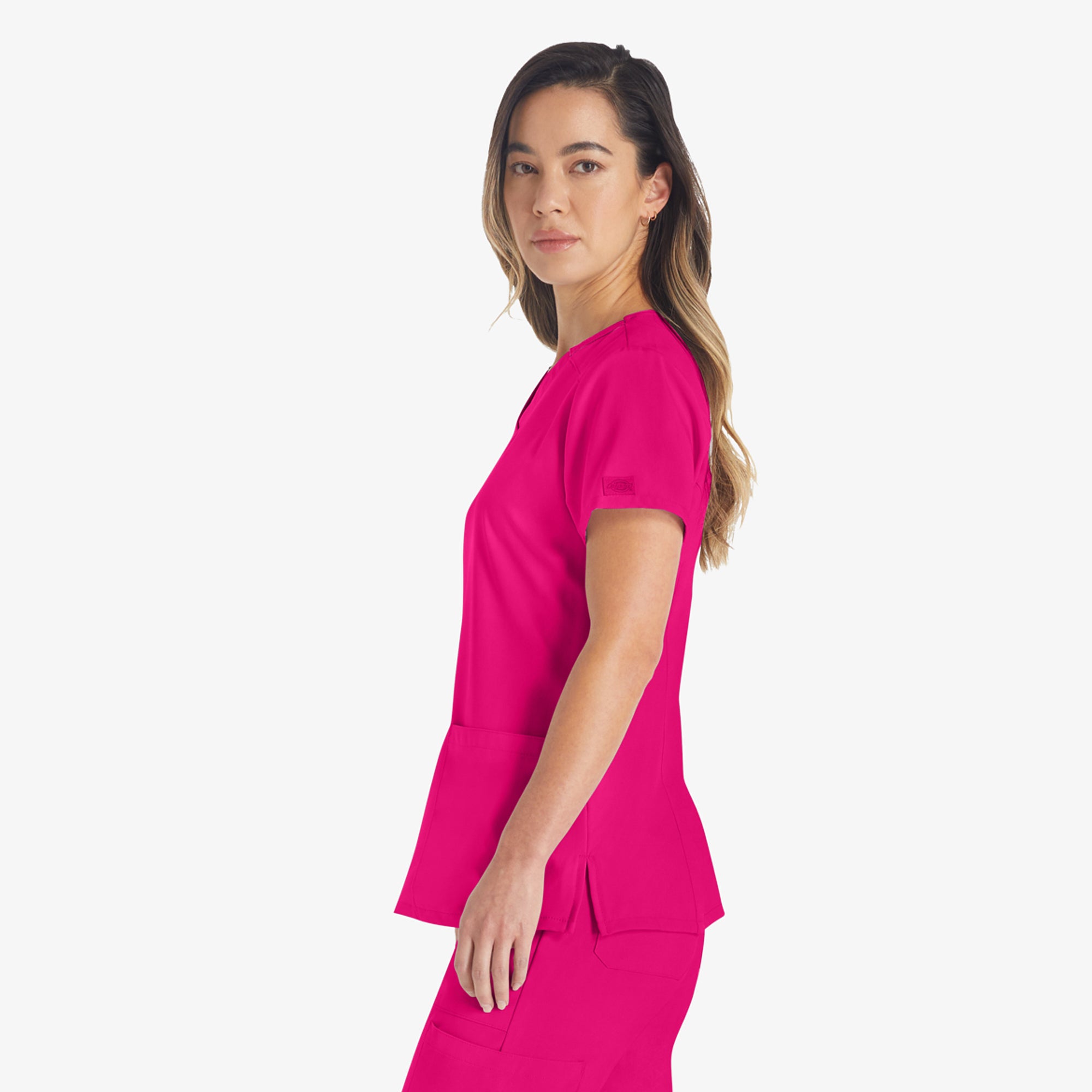 Women's EDS Essentials V-Neck Scrub Top - Image 3