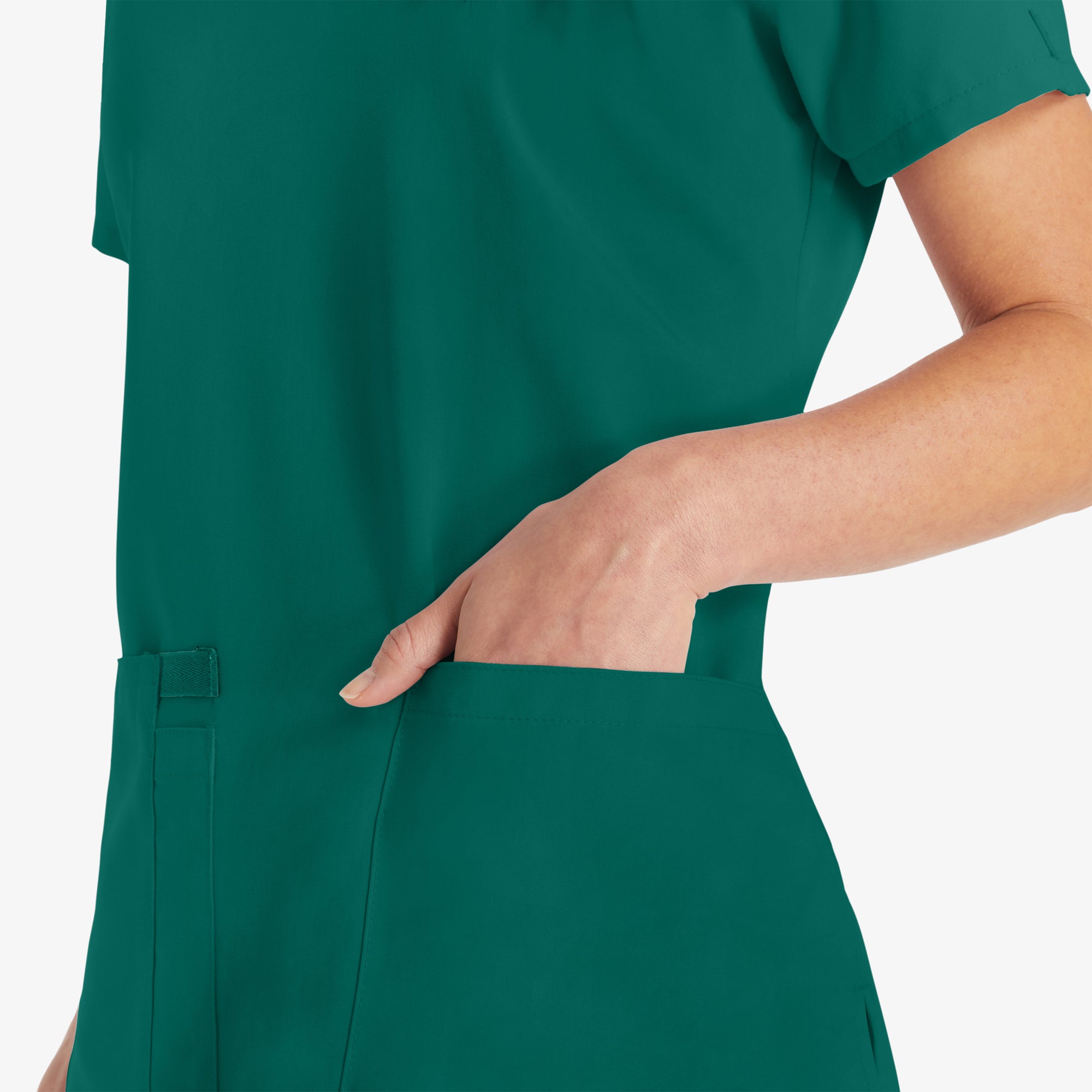 Women's EDS Essentials V-Neck Scrub Top - Image 8