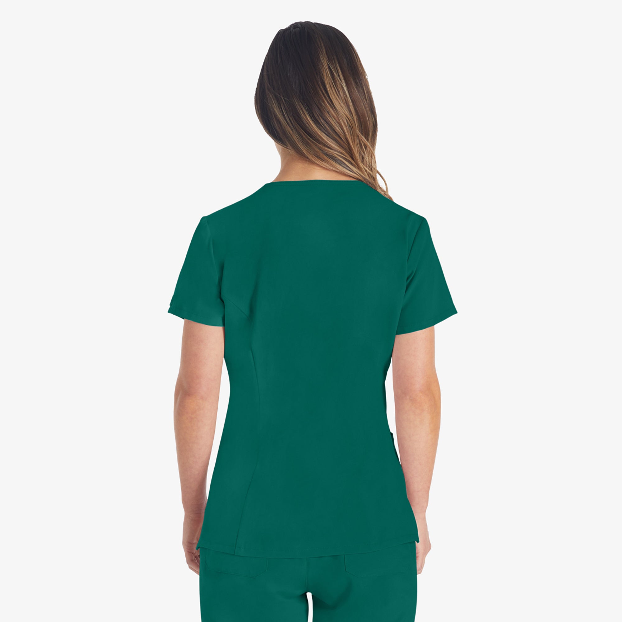 Women's EDS Essentials V-Neck Scrub Top - Image 2