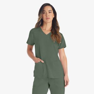 Women's EDS Essentials V-Neck Scrub Top