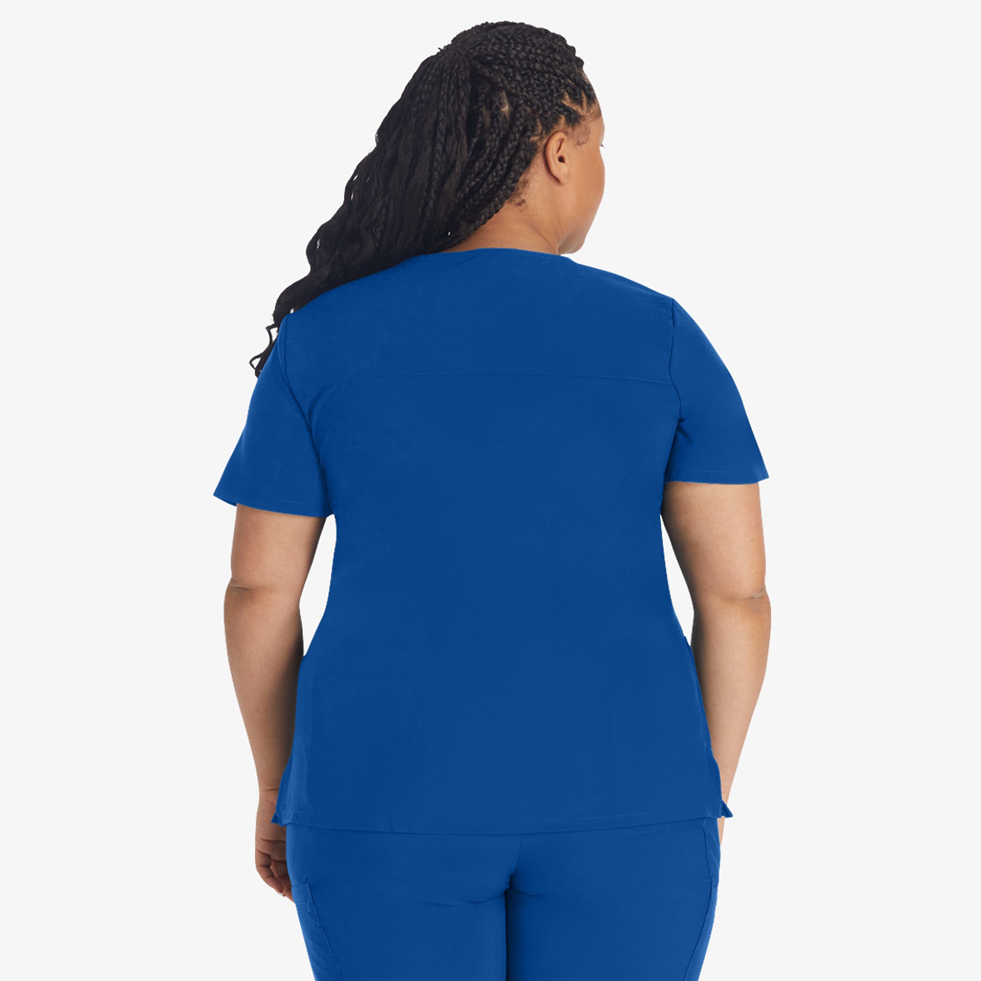 Women's EDS Essentials Mock Wrap Scrub Top - Image 2