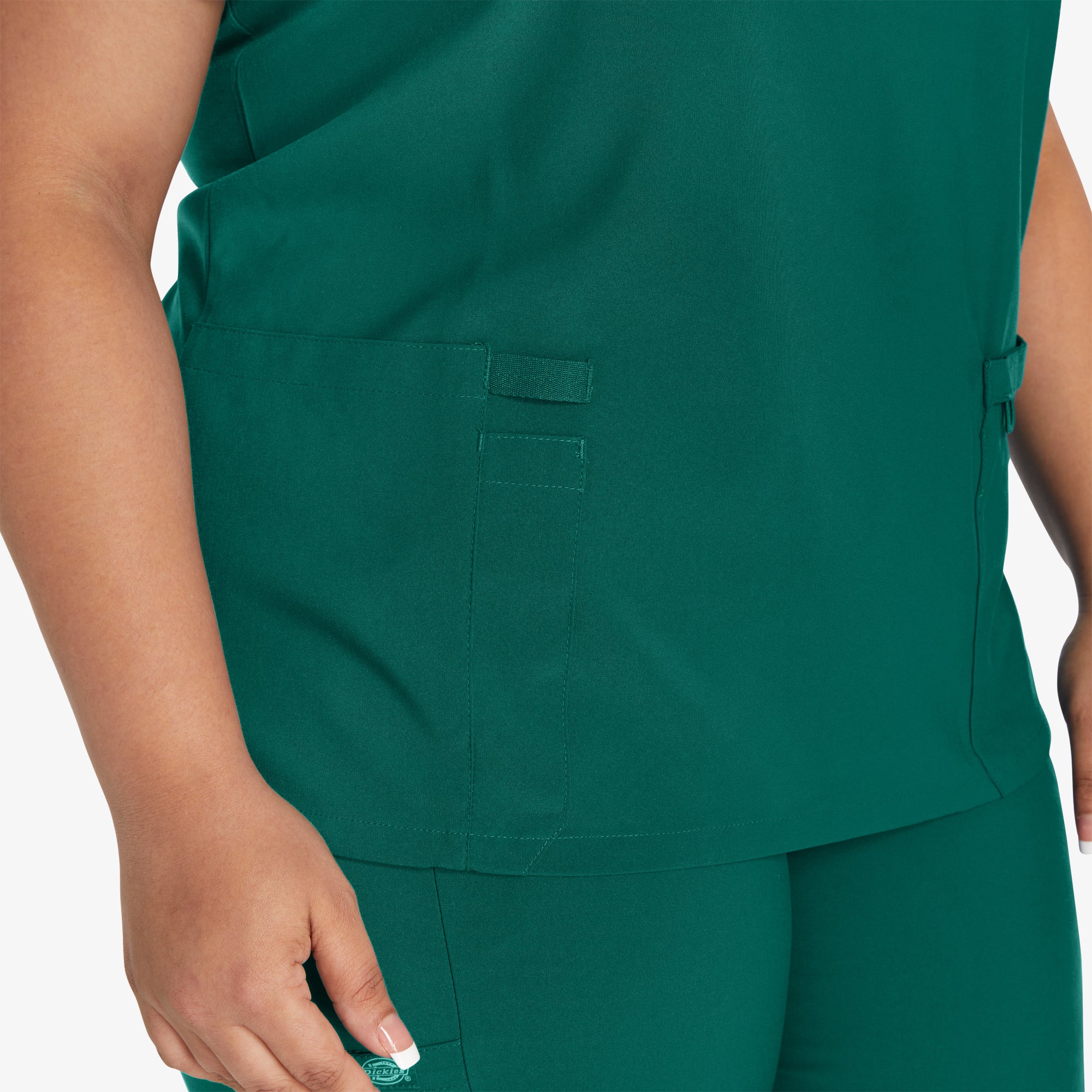 Women's EDS Essentials Mock Wrap Scrub Top - Image 6