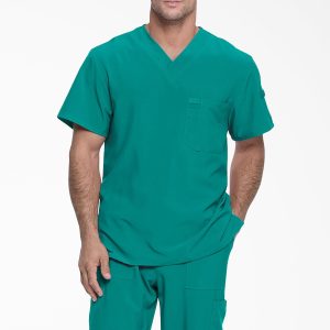 Men's EDS Essentials Tuckable V-Neck Scrub Top