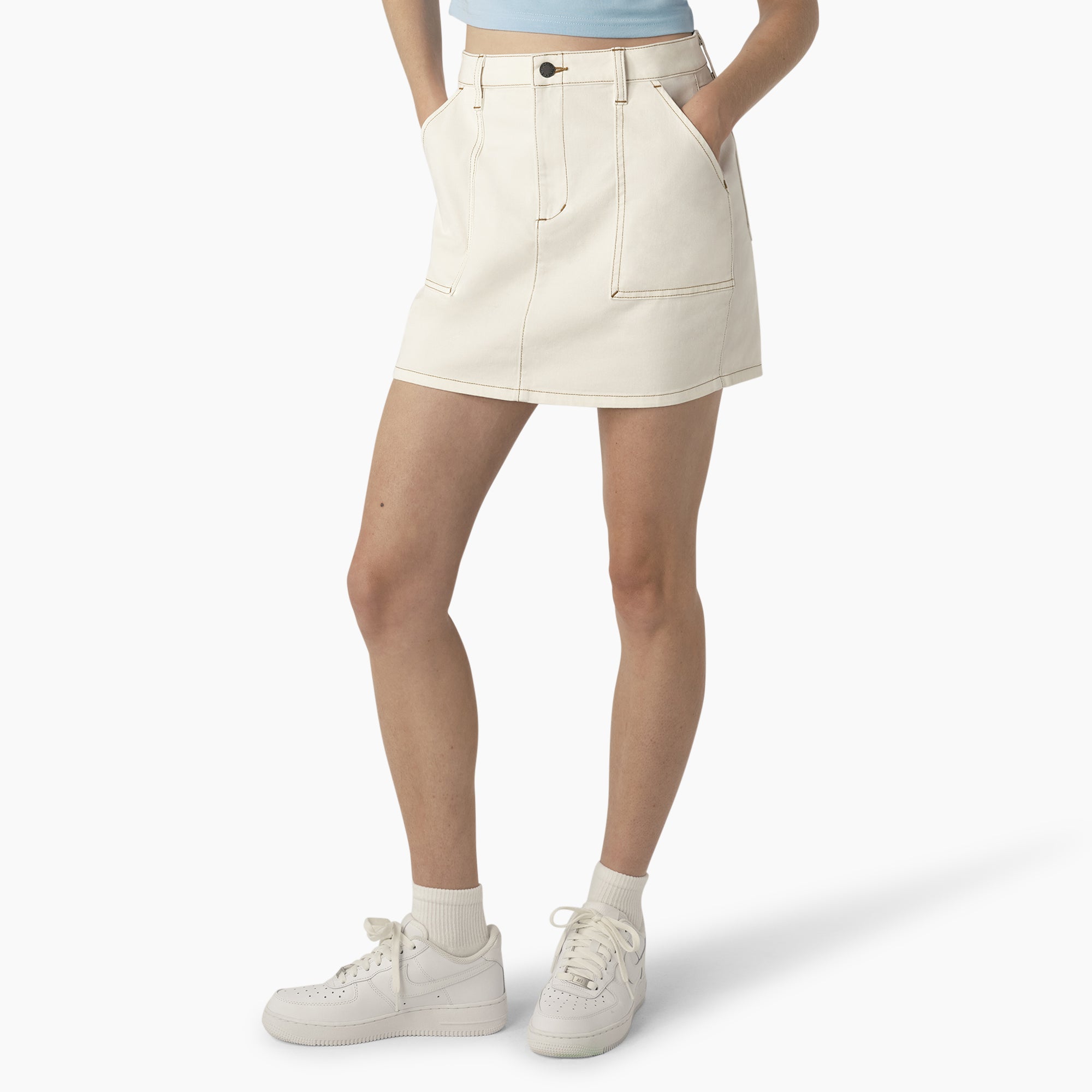 Women's High Waisted Carpenter Skirt - Image 3