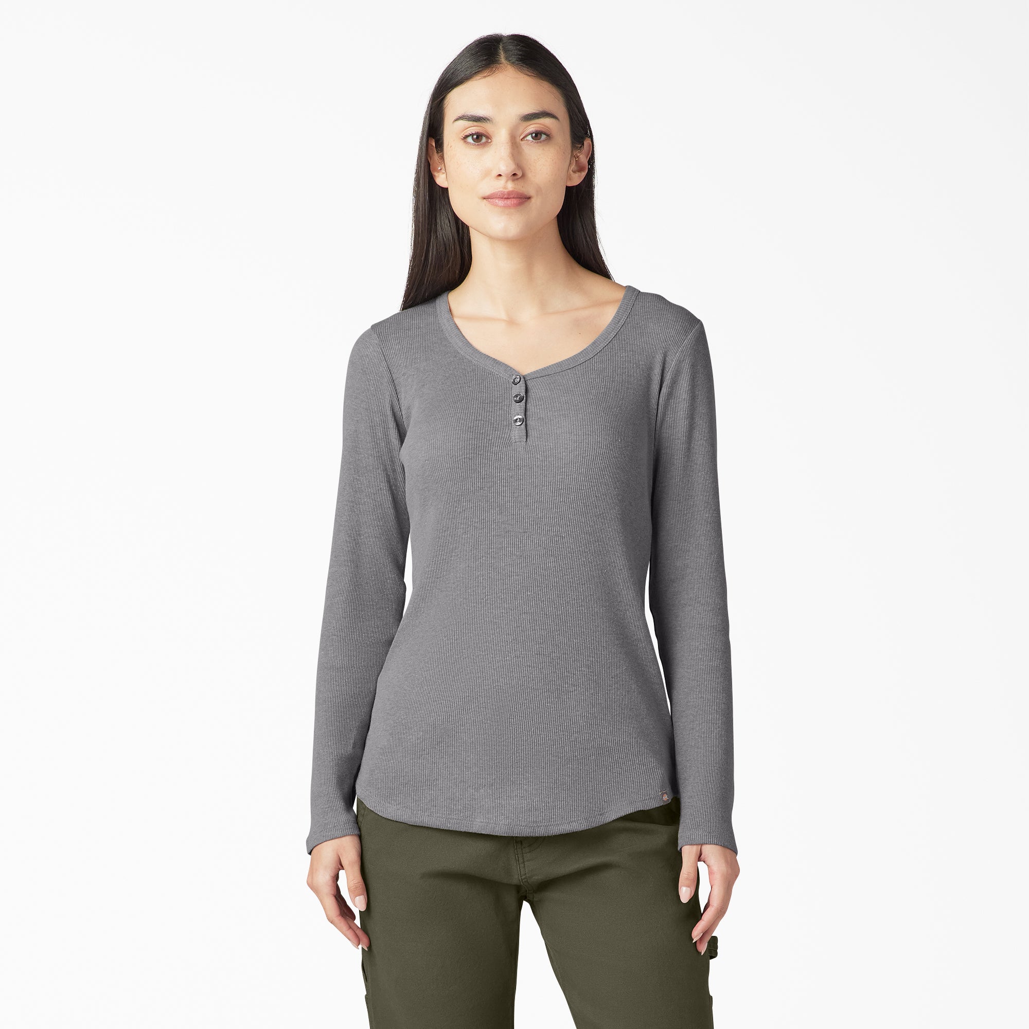 Women's Henley Long Sleeve Shirt