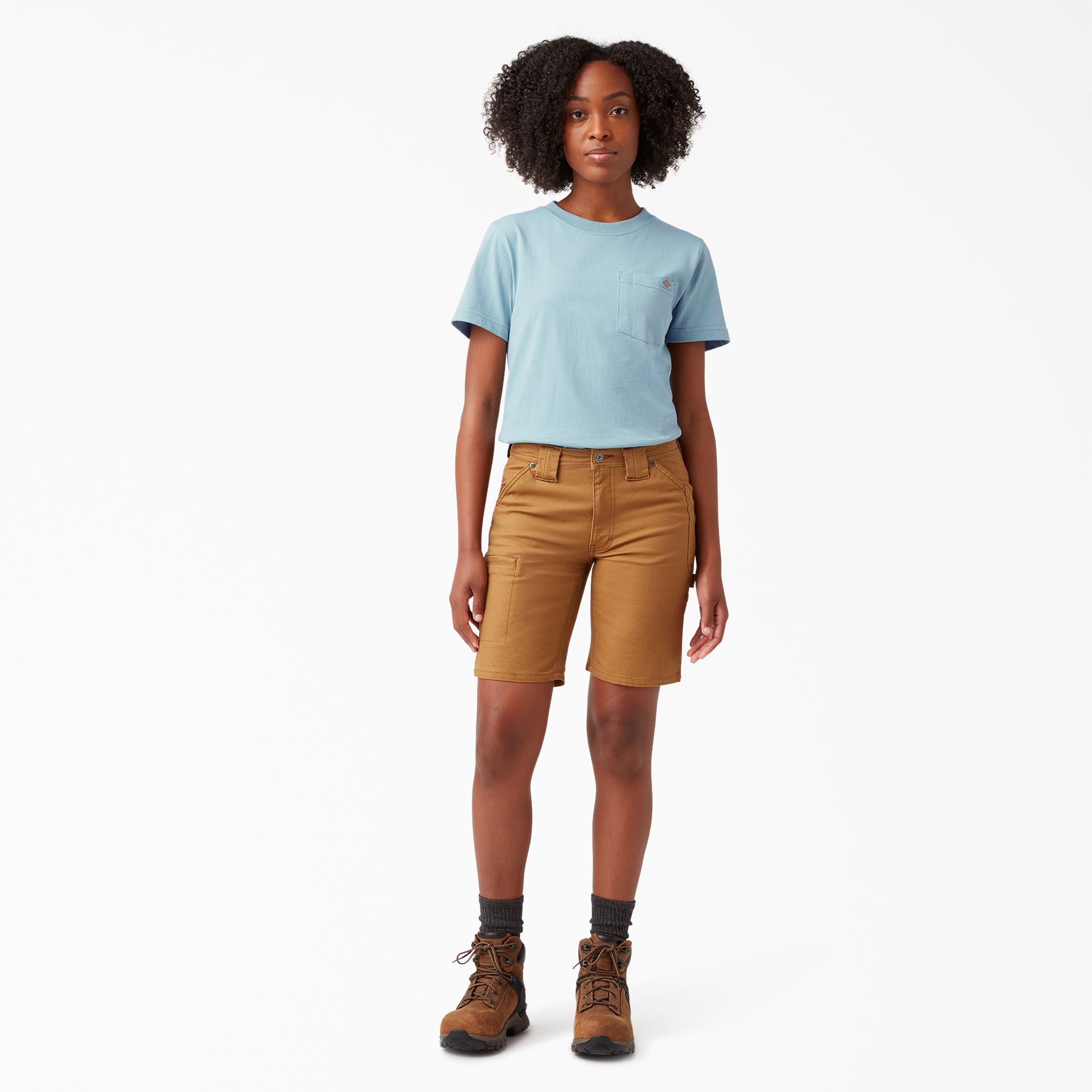 Women's Heavyweight Short Sleeve Pocket T-Shirt - Image 4