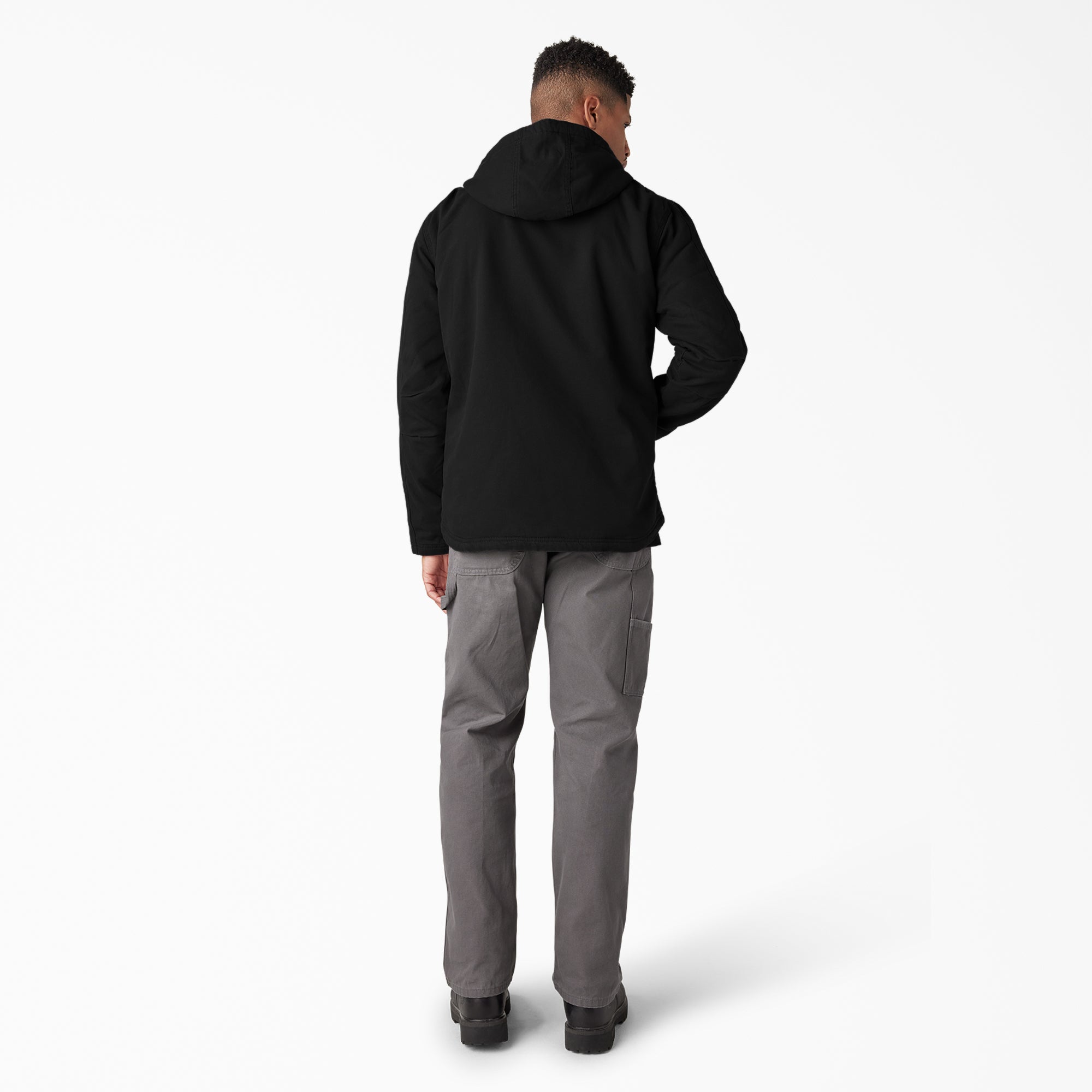 Duck Canvas High Pile Fleece Lined Jacket - Image 6