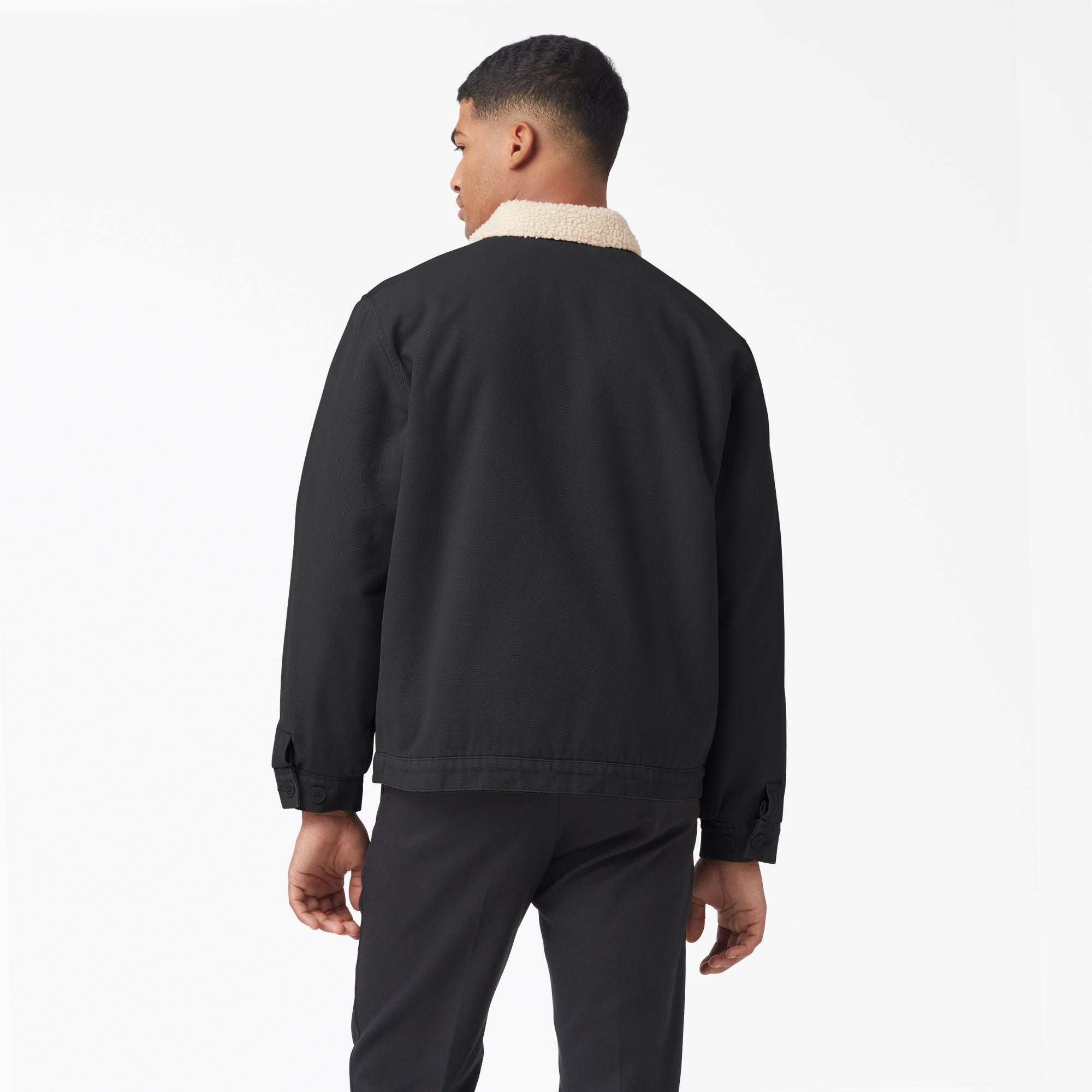 Duck Canvas High Pile Fleece Jacket - Image 2