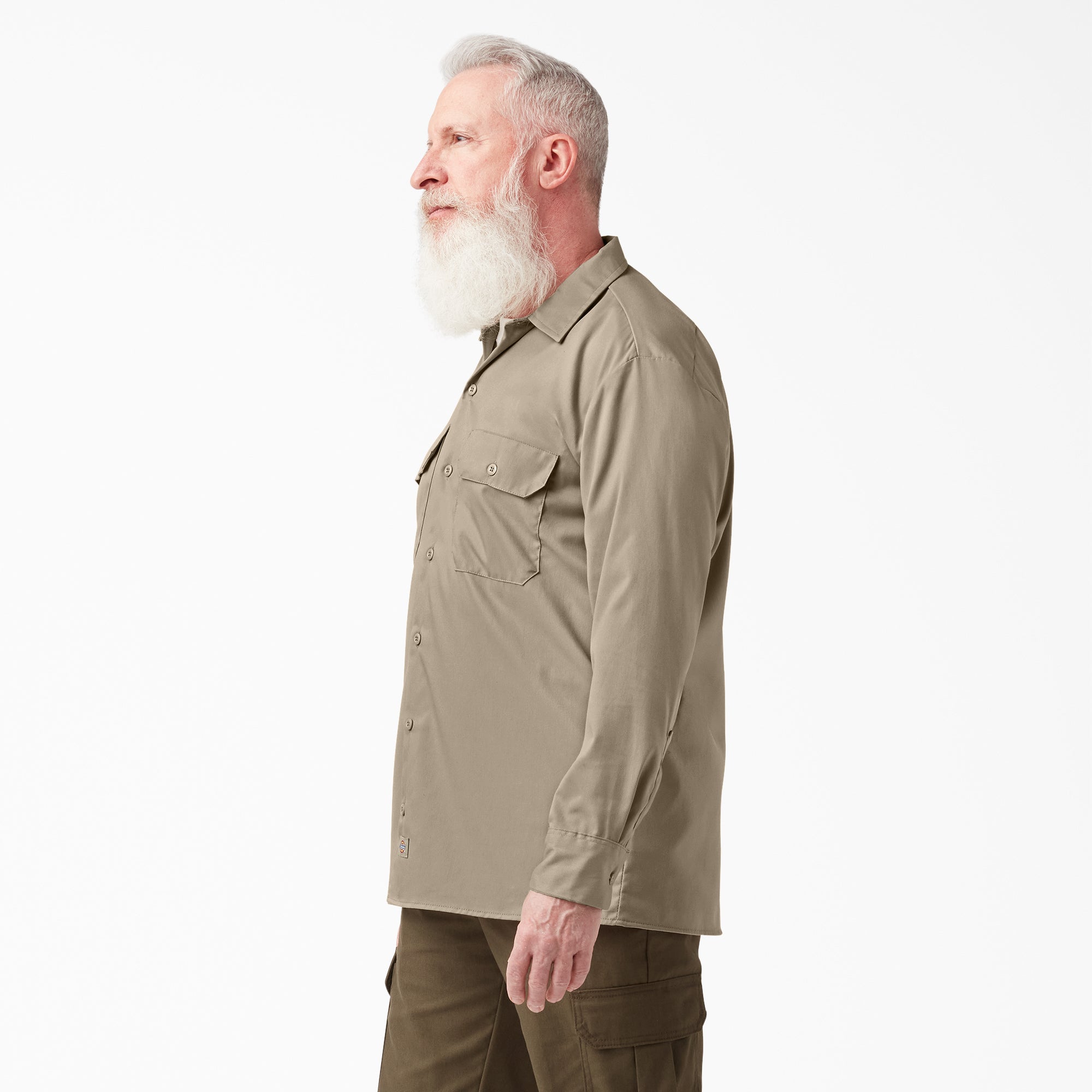 FLEX Relaxed Fit Long Sleeve Work Shirt - Image 3