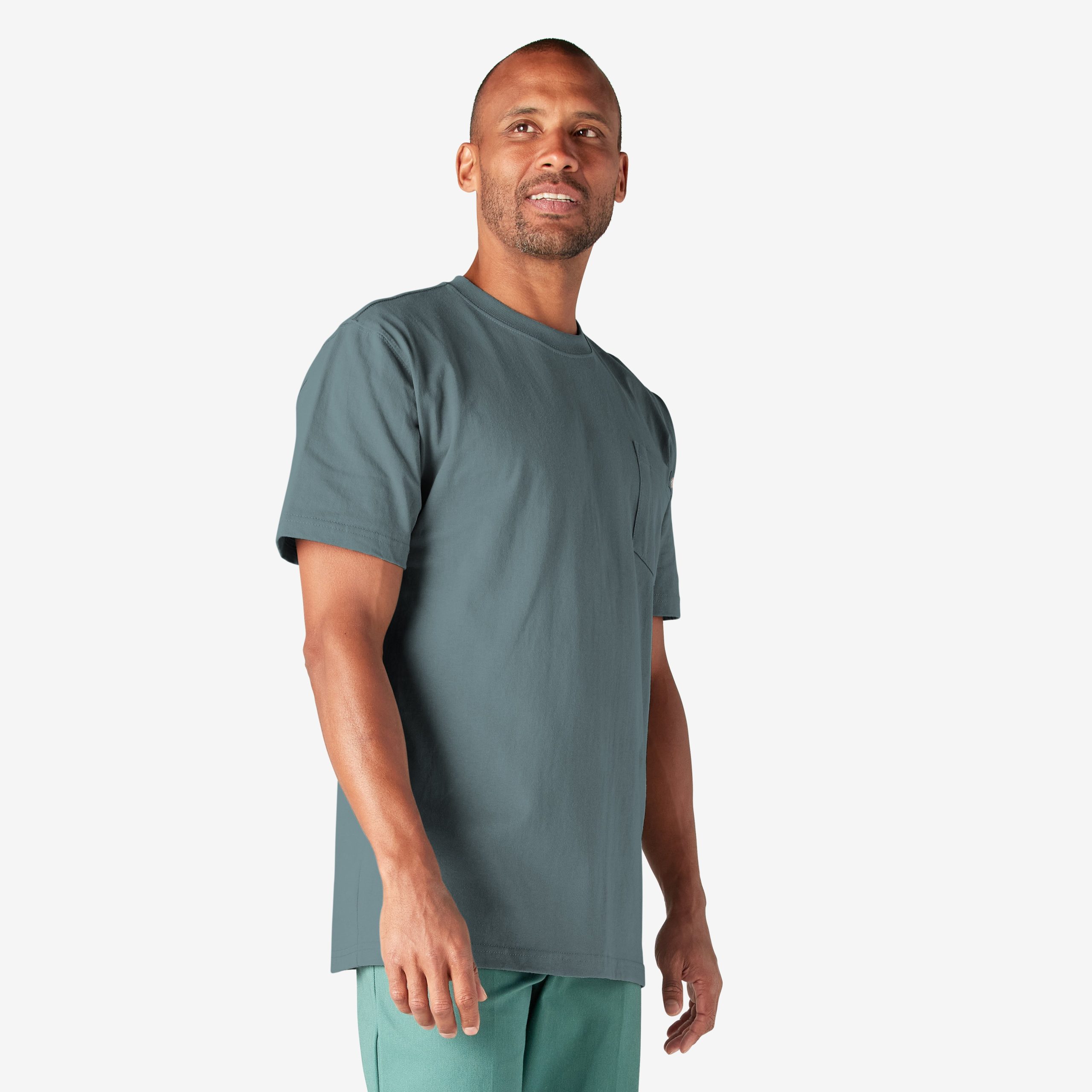 Heavyweight Short Sleeve Pocket T-Shirt - Image 4