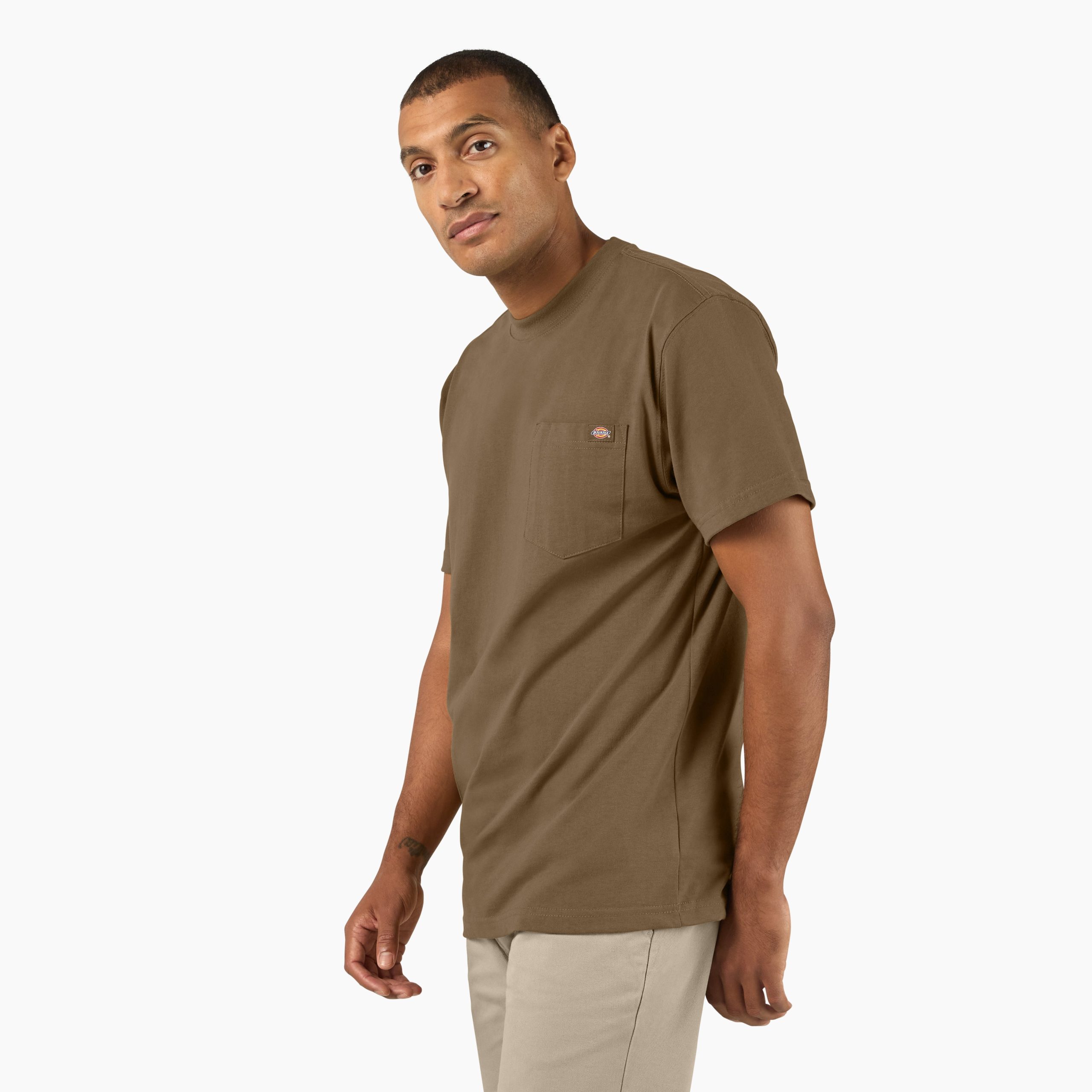 Heavyweight Short Sleeve Pocket T-Shirt - Image 3
