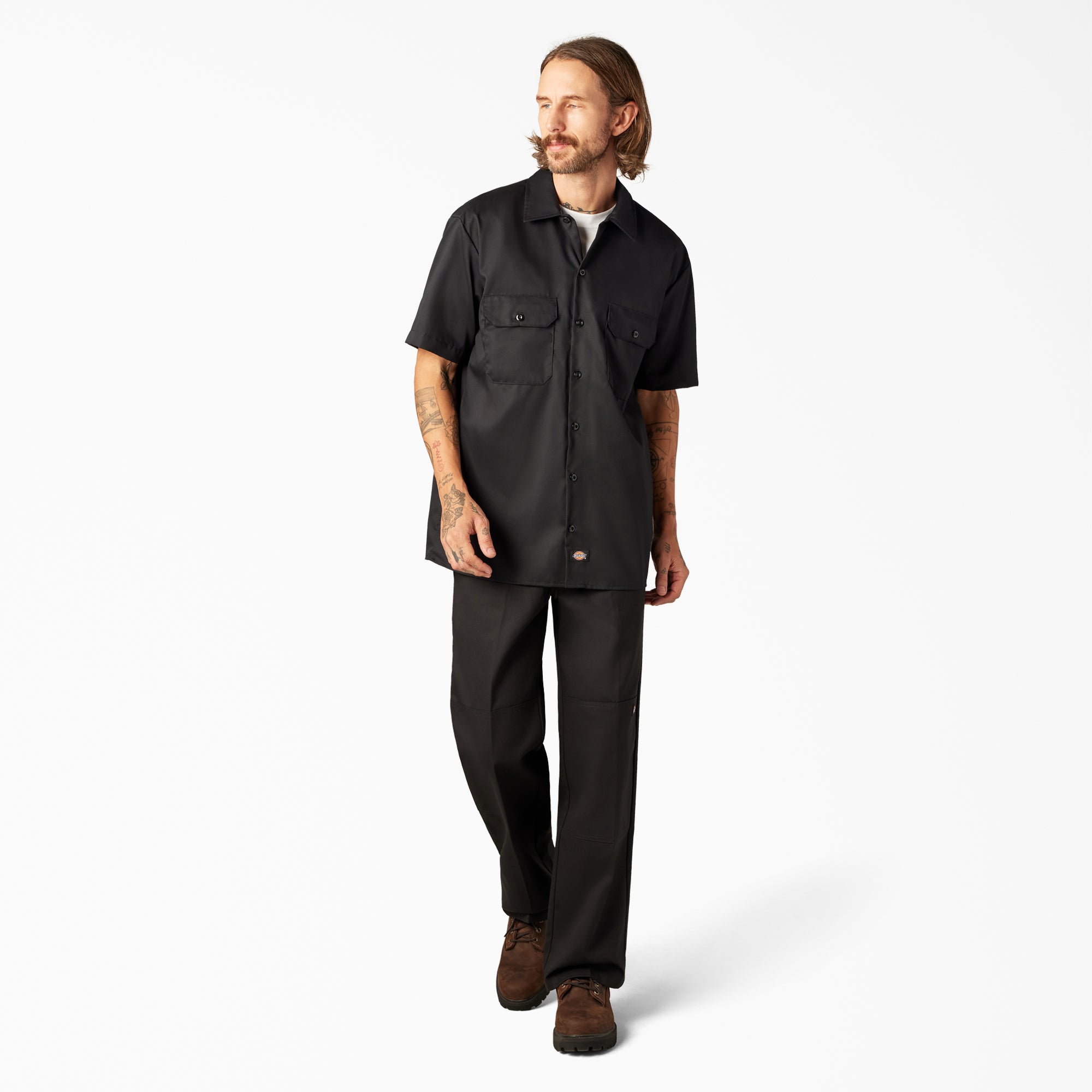 FLEX Relaxed Fit Short Sleeve Work Shirt - Image 5