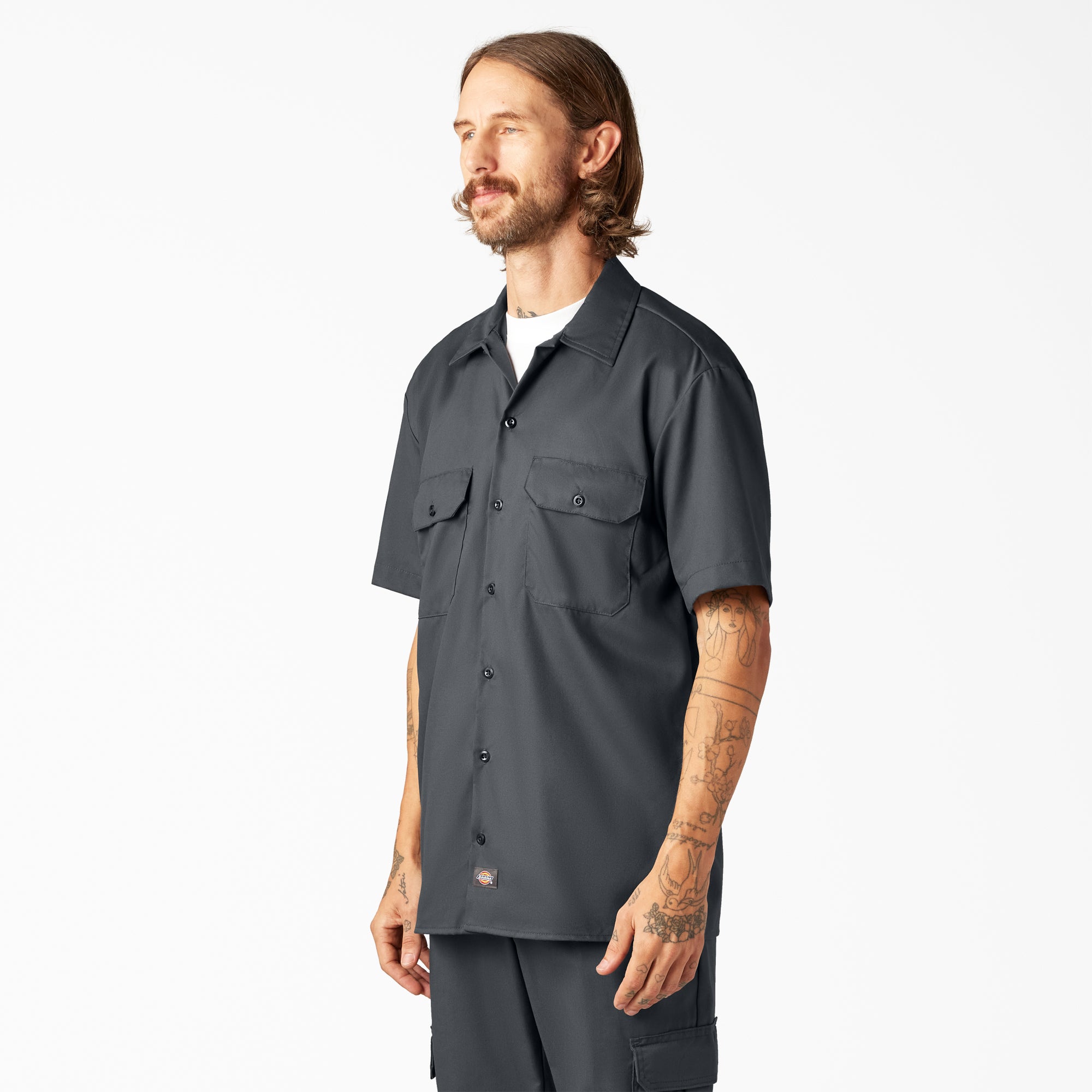 FLEX Relaxed Fit Short Sleeve Work Shirt - Image 3