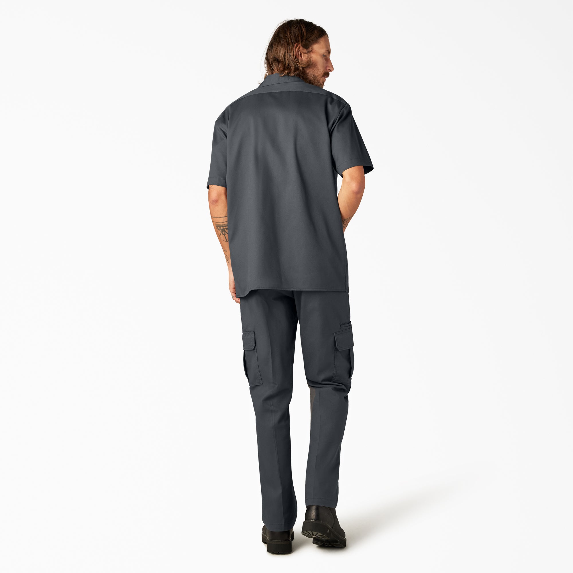 FLEX Relaxed Fit Short Sleeve Work Shirt - Image 6