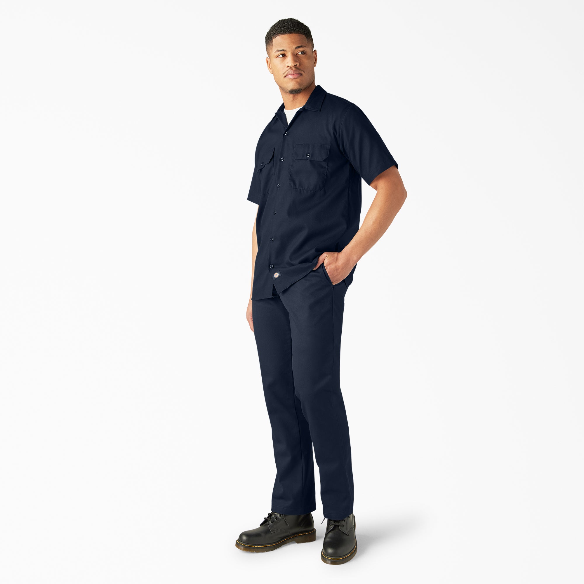FLEX Relaxed Fit Short Sleeve Work Shirt - Image 4