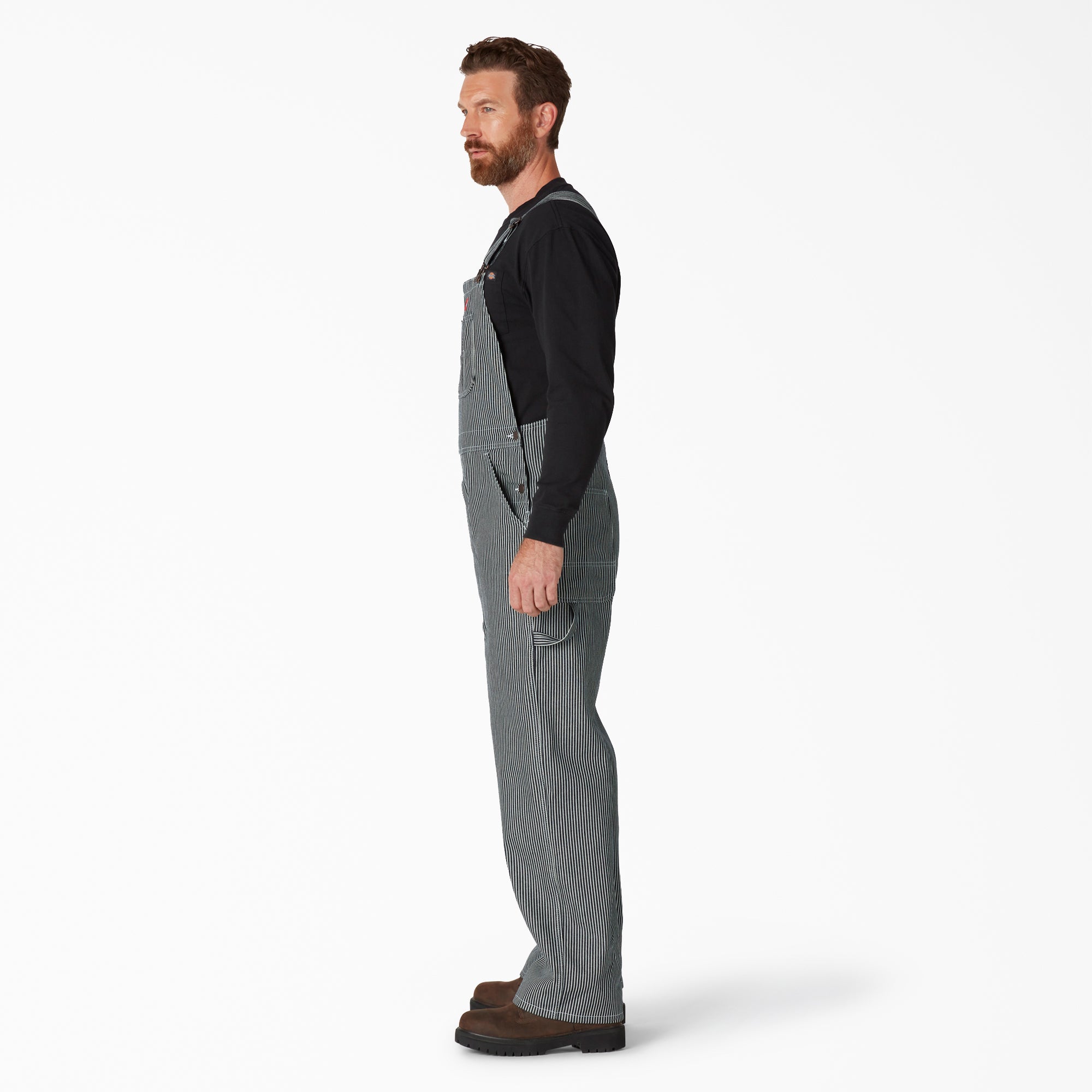 Hickory Stripe Bib Overalls - Image 3