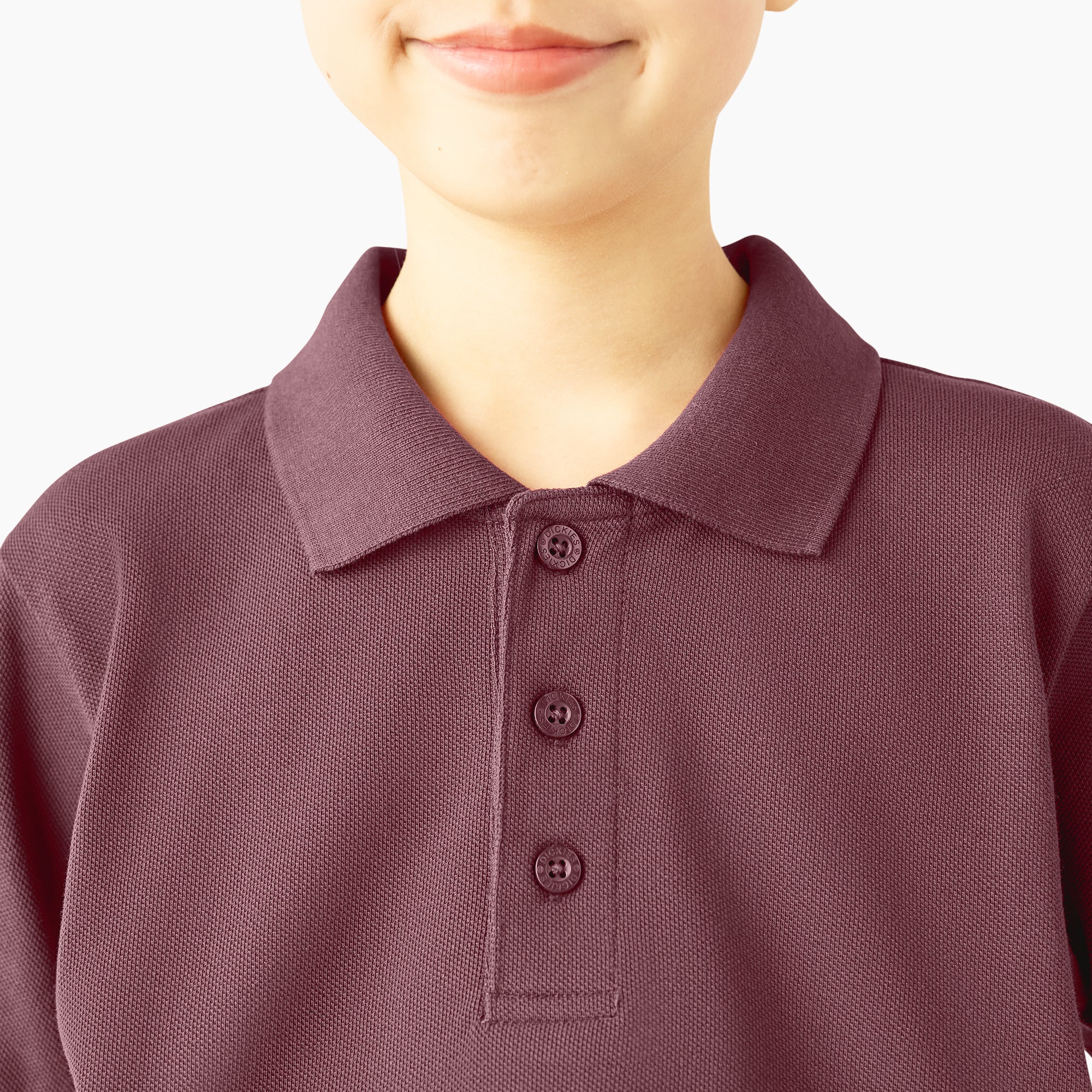 Kids' Piqué Short Sleeve Polo - Image 6
