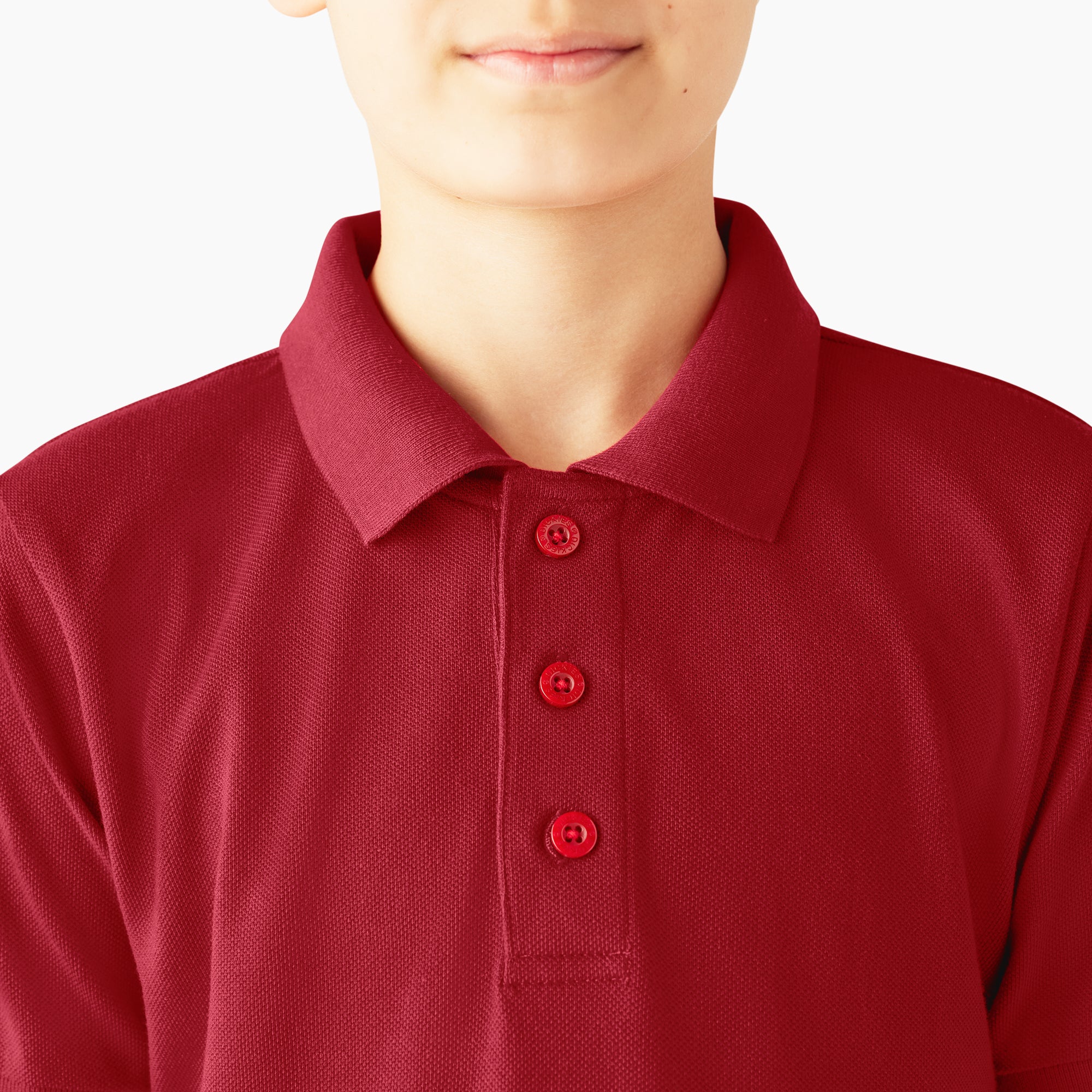 Kids' Piqué Short Sleeve Polo - Image 6