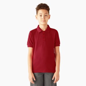 Kids' Piqué Short Sleeve Polo