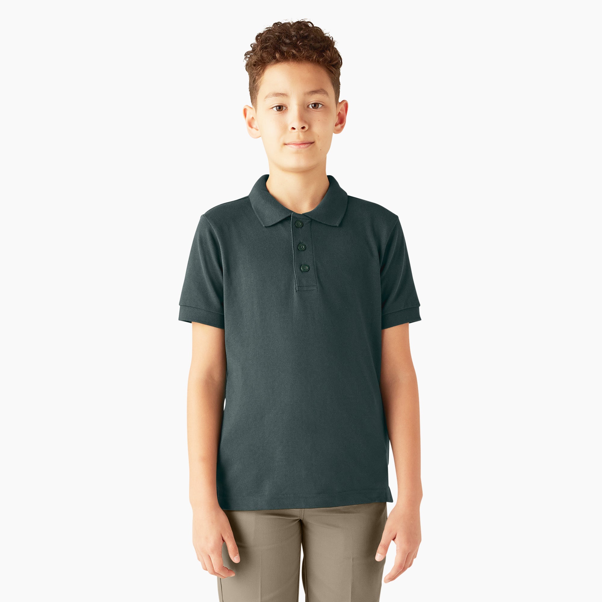 Kids' Piqué Short Sleeve Polo