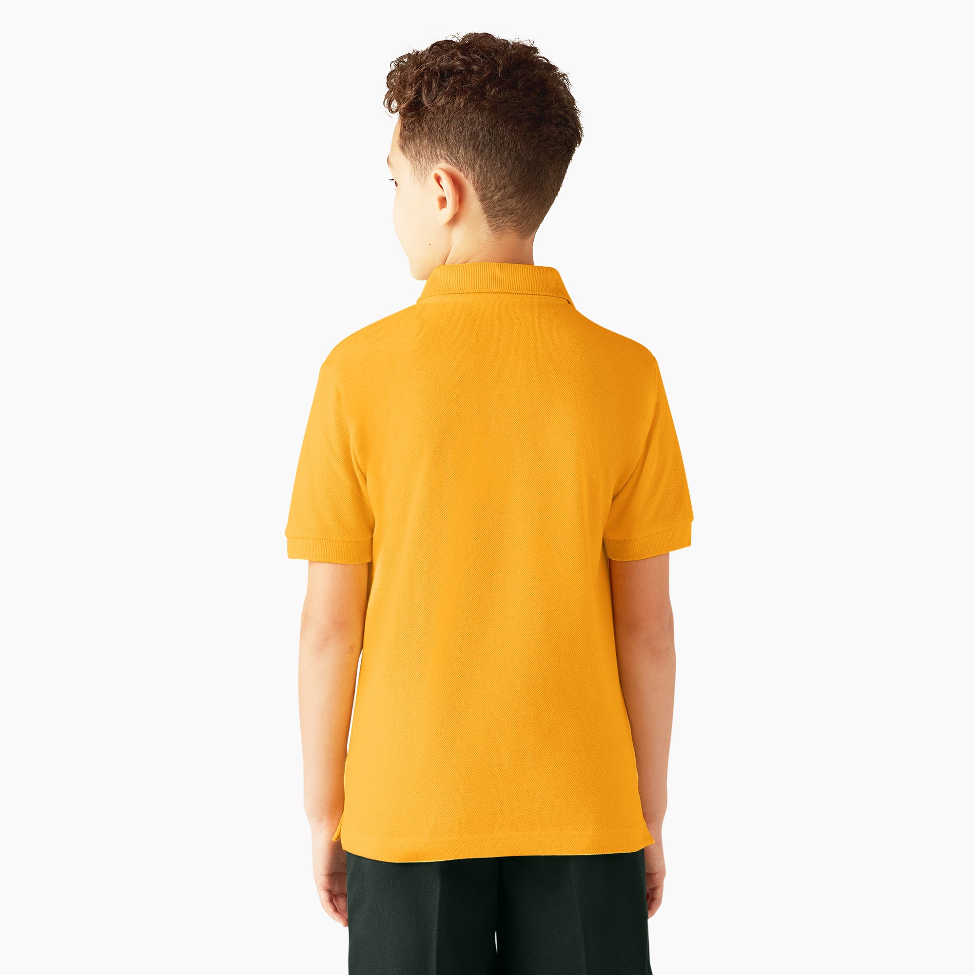 Kids' Piqué Short Sleeve Polo - Image 2