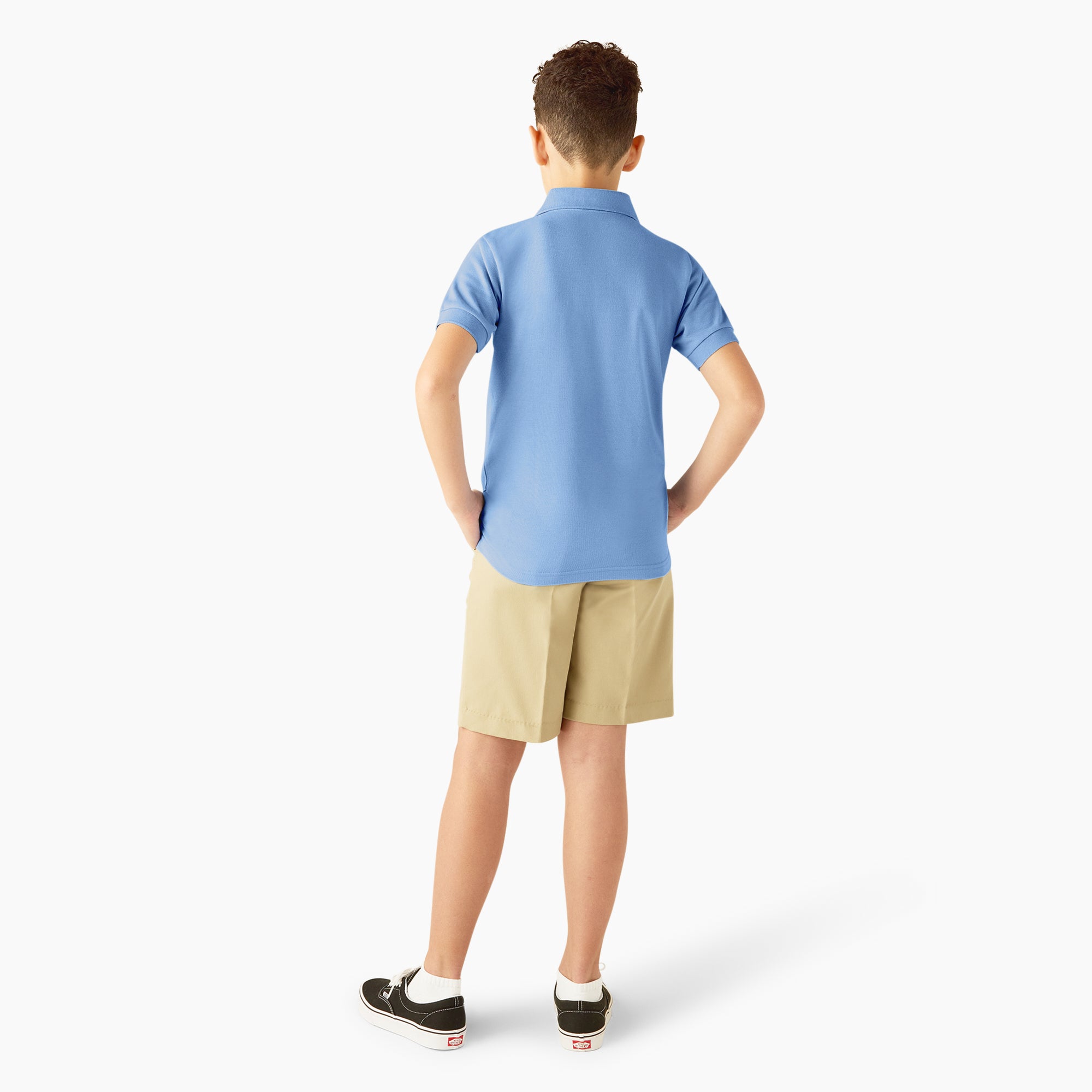 Kids' Piqué Short Sleeve Polo - Image 5