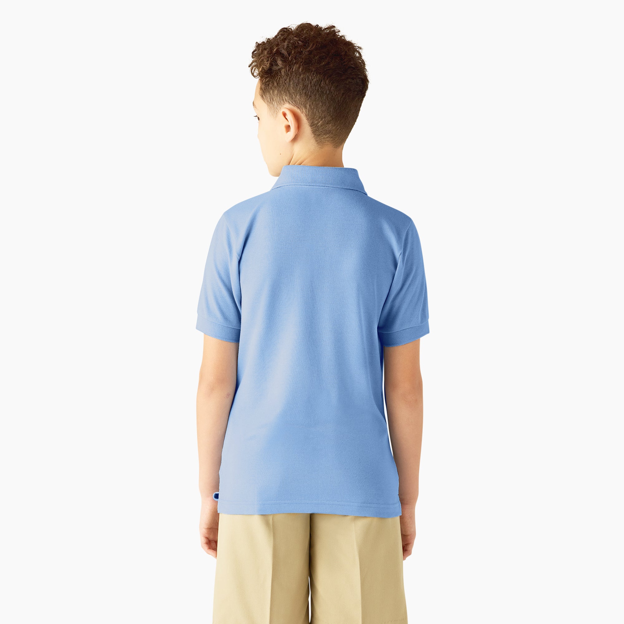 Kids' Piqué Short Sleeve Polo - Image 2