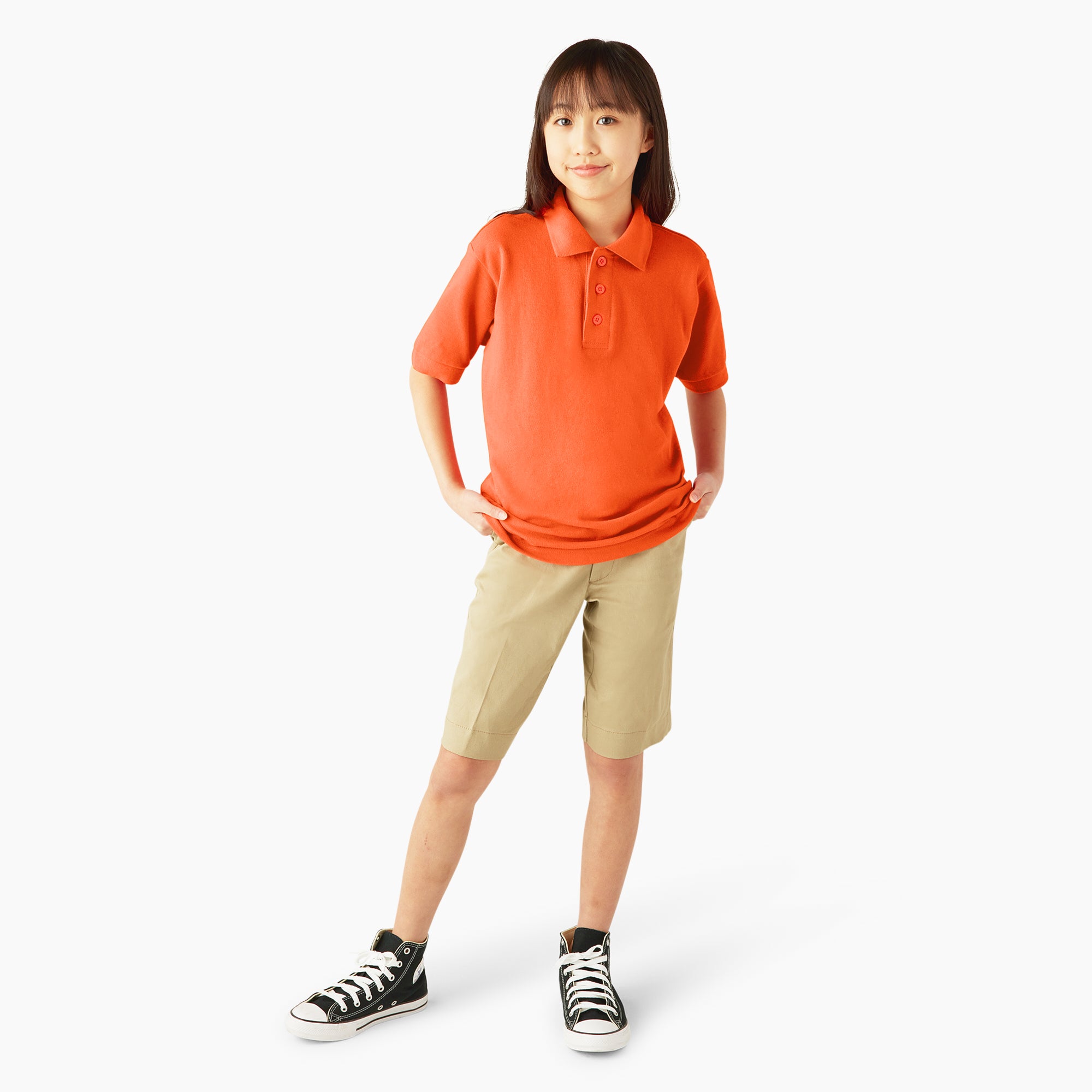 Kids' Piqu?? Short Sleeve Polo - Image 4