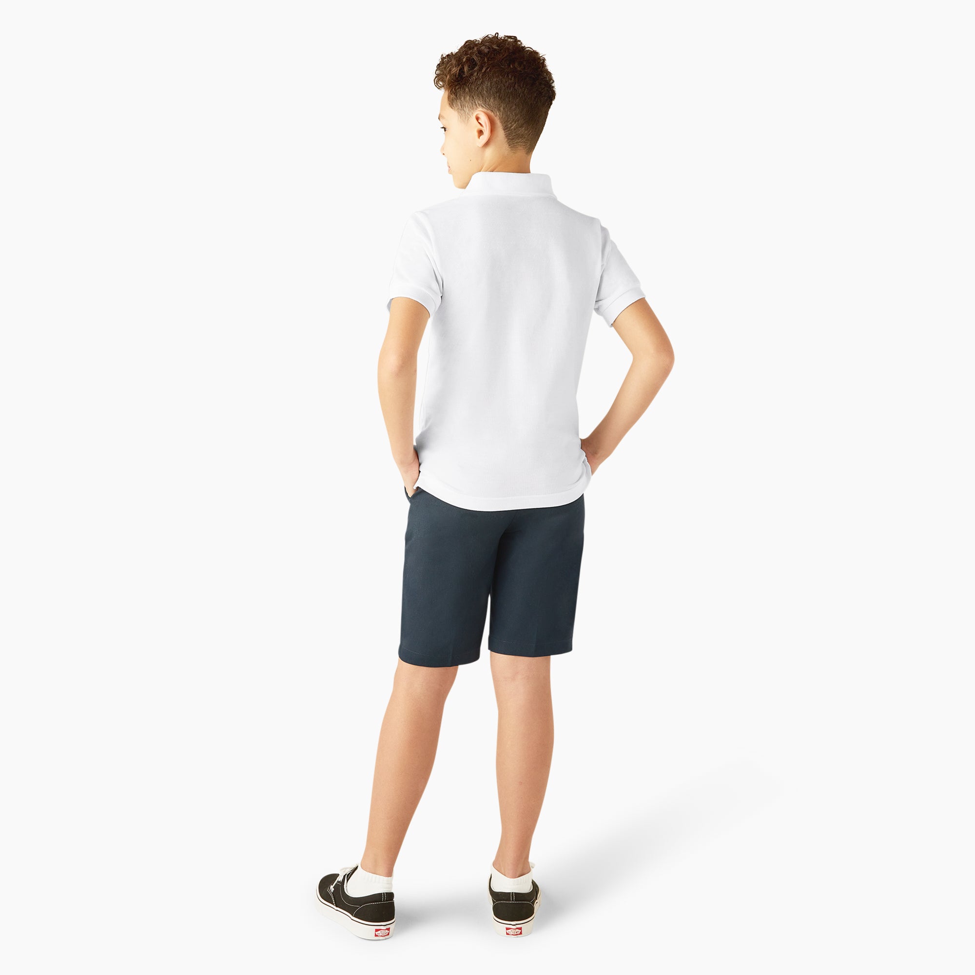 Kids' Piqué Short Sleeve Polo - Image 5