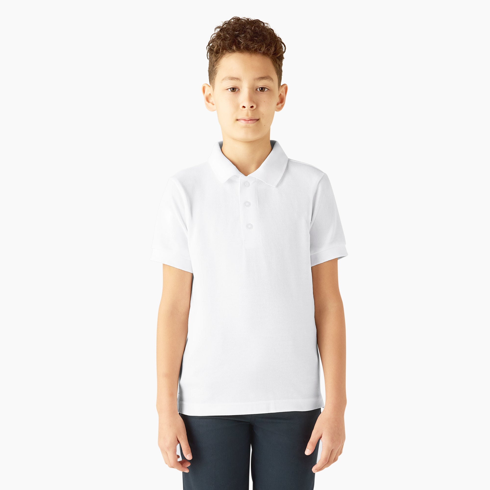 Kids' Piqué Short Sleeve Polo