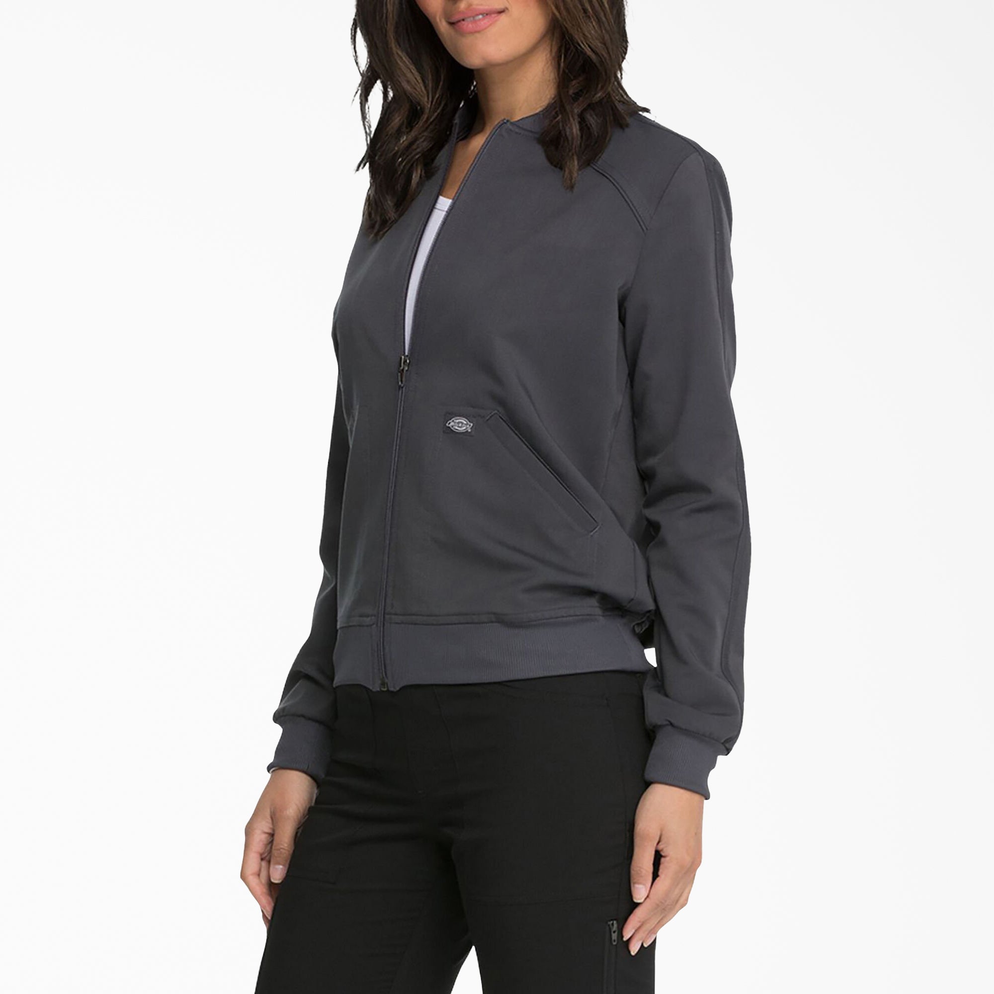 Women's Balance Zip Front Scrub Jacket - Image 3