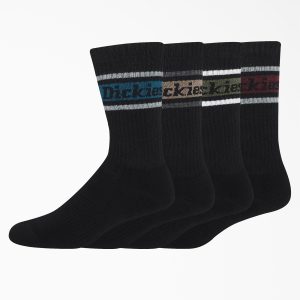 Rugby Stripe Socks. Size 6-12. 4-Pack